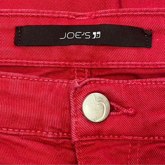 JOE'S JEANS "The Icon" Hot Pink Mid-Rise Skinny Jeans - Long - Size 29 - Picture 5 of 10